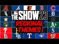 Regional Theme Presentations for all 30 MLB Teams in MLB The Show 23