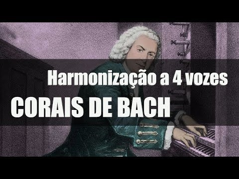 Harmonização a 4 vozes (Corais de Bach)