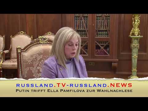 Putin trifft Ella Pamfilova zur Wahlnachlese