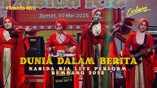 Download lagu DUNIA DALAM BERITA - NASIDA RIA VOC HJ NURJANNAH LIVE PERFORMANCE REMBANG 2025 mp3