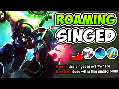 THE ULTIMATE ROAMING SINGED BUILD! TRAVERSE THE MAP IN SECONDS - League of Legends