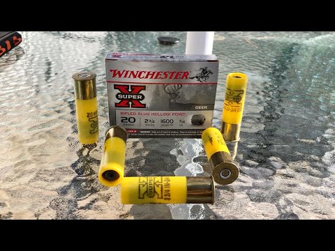 Winchester Super X 2 3/4” 20GA 3/4 Ounce Slug - Breakdown