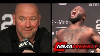 Dana White Reacts to Derrick Lewis Dropping HIs Shorts in Octagon (UFC 229)