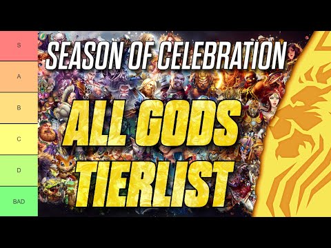 ALL GODS TIERLIST - SEASON OF CELEBRATION!