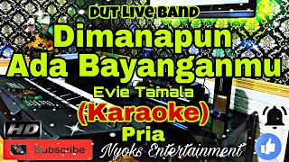 Download lagu AKU RINDU PADAMU - Evie Tamala (Karaoke) Dangdut || Nada Pria || A minor mp3