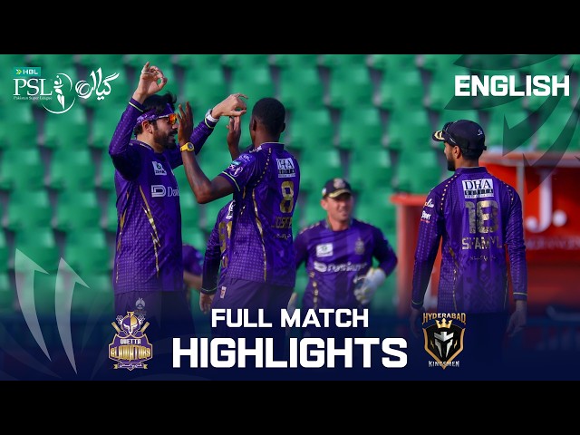 Full Highlights | Quetta Gladiators vs Hyderabad Kingsmen | English | Match 5 | HBL PSL 11 | MZB1K Full Highlights | Quetta Gladiators vs Hyderabad Kingsmen | English | Match 5 | HBL PSL 11 | MZB1K