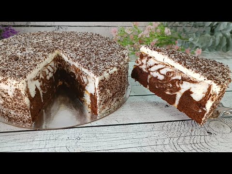 Незабываемо вкусный торт "ВОЗДУШНЫЙ"! Меренгово-шоколадный! Бюджетно и быстро!