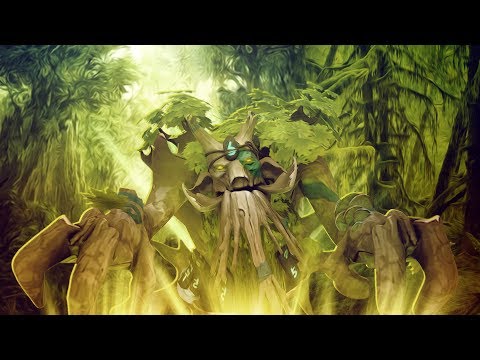 Treant Protector Hard Support Gameplay - Patch 7.22h (Dota 2 Gameplay)
