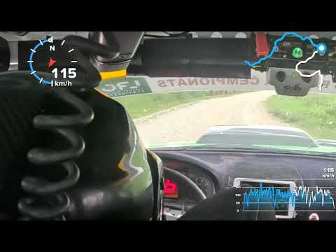 Rally Cēsis 2023. Onboard SS8 "Vecpiebalga" A.Spilva/ M.Krieviņš #H3 HDquality +km/h gauge