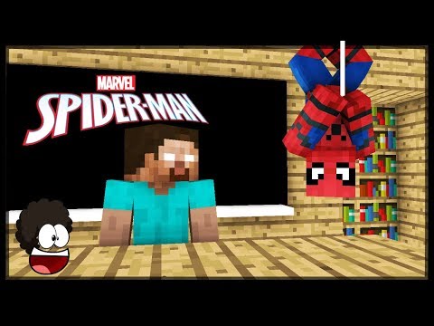 Monster School : MARVEL'S SPIDER-MAN VISIT MONSTER SCHOOL - Minecraft Animation