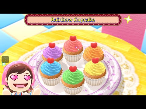 COOKING MAMA CUISINE | Rainbow Cupcake
