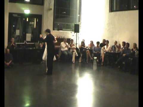  Martine Dennewald  and  Martín Bel  are  dancing  to  the  tango  "  El Flete  "
