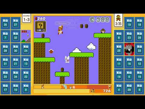 Super Mario Bros. 35 (Nintendo Switch) Pt. 79: 35-Player Battle - Lv. 27★★ & 28★★