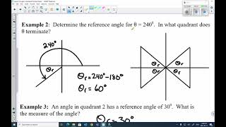 Lesson 9 - Angles in Standard Position