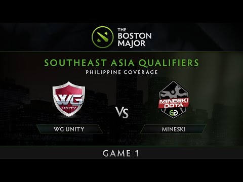 WG.Unity vs Mineski.GGnetwork - Game 2 -  The Boston Major SEA Qualifiers - Philippine Coverage