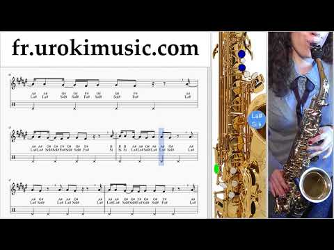 Cours de Saxophone (Ténor) Luis Fonsi, Stefflon Don - Calypso Tuto Partitions um-ih829