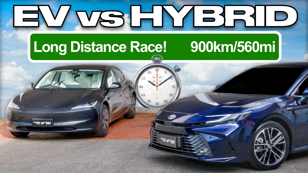 Surprising Results: We Raced a Tesla vs Camry for 876km (Fuel Costs & Time)