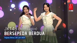Download lagu JKT48 - Bersepeda Berdua (Futari Nori no Jitensha) | Pajama Drive 02 Juli 2025 mp3 Download lagu JKT48 - Bersepeda Berdua (Futari Nori no Jitensha) | Pajama Drive 02 Juli 2025 mp3