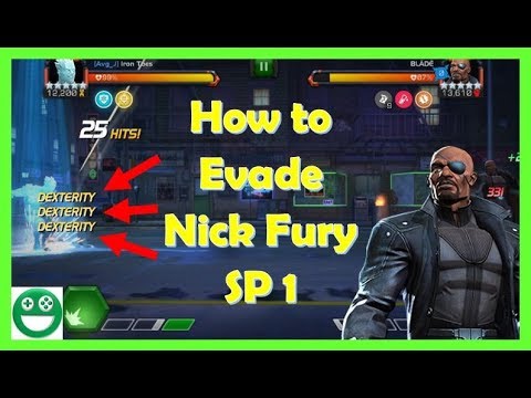 How to Evade Nick Fury SP1 - Marvel: Contest of Champions