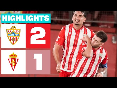 UD ALMERÍA  2 - 1 REAL SPORTING | RESUMEN LALIGA HYPERMOTION