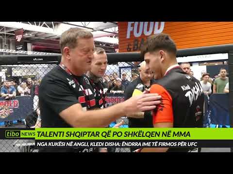Tibo News: Talenti shqiptar Kledi Disha që po shkëlqen në MMA
