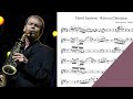 David Sanborn - Rain On Christmas saxophone sheet music notes for alto sax transcription