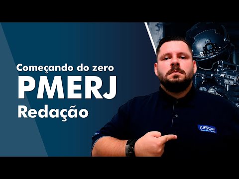 Começando do zero PMERJ 2022  - Redação - AlfaCon