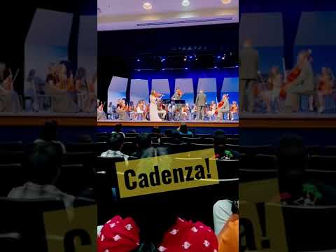 Maanas and Sui performing the Mozart Symphonie Concertante cadenza!