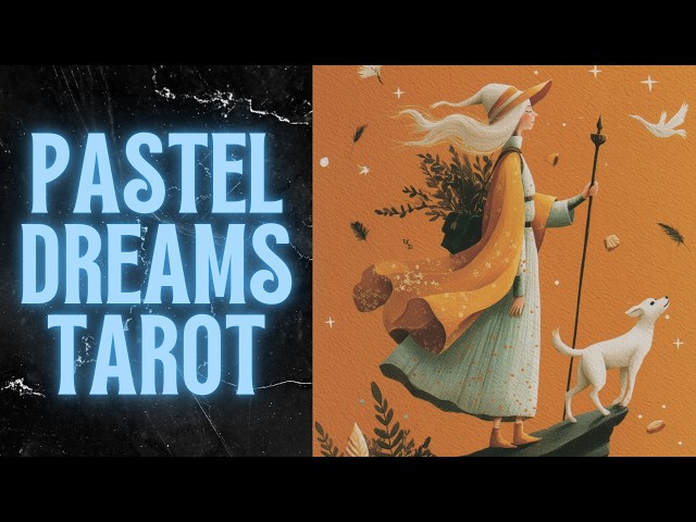 Vídeo relacionado con Pastel Dreams - Baraja de tarot para principiantes, 78 cartas de tarot pastel suave con guía general, arte intuitivo suave, herramienta de adivinación de brujería