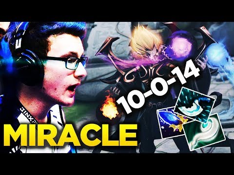Miracle- Invoker God - 10-0-14 Pro Gameplay ft. s4 Meme Hammer - Dota 2