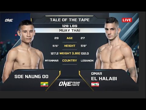 Soe Naung Oo vs Omar El Halabi full fight