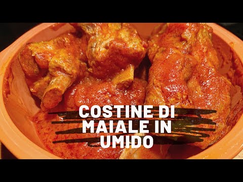 Deliziose Costine di Maiale in Umido Condite con Passata di Pomodoro - La Cucina di Maria