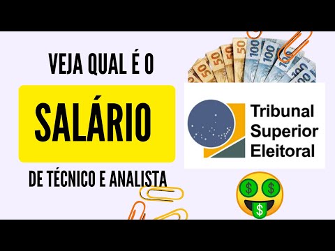 Concurso TSE Unificado - Qual é o SALÁRIO 🤑 de um Técnico ou Analista no Poder Judiciário da União?