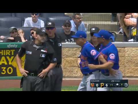 Luis Rojas Gets Ejected In The 1st vs Pirates After This Play