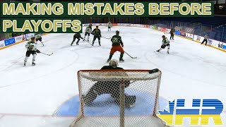 Making mistakes before playoffs... Stars beer league hockey goalie GoPro
