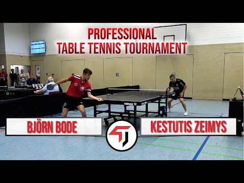 TomorrowTT PRO tournament - Björn Bode vs Kestutis Zeimys - Group 2.