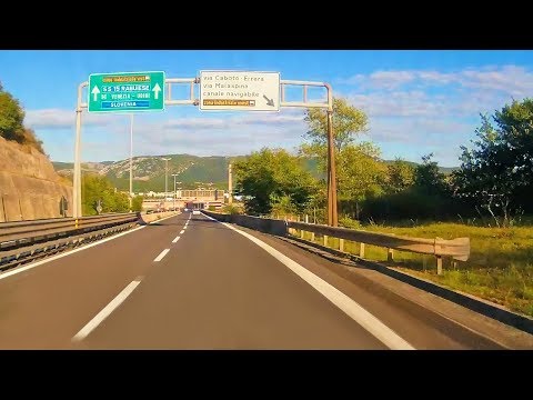 Driving Through Trieste, Italy