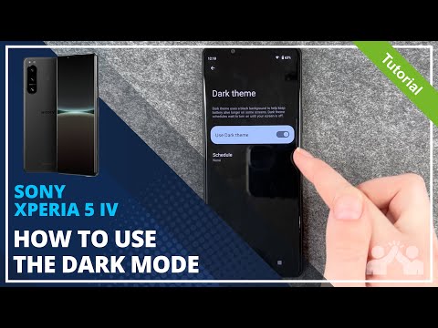 Sony Xperia 5 IV - How to enable Dark Mode • 📱 • ⚫️ • 😎 • Tutorial
