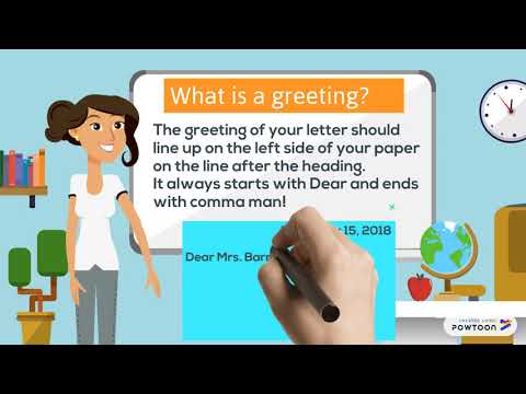 Writing a Friendly Letter