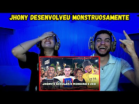 REACT ( UMA GUERRA DE FATALITYS 🔥) JHONY MC E SCHULER X MINEIRO E ZED - SEMI FINAL - BDH200