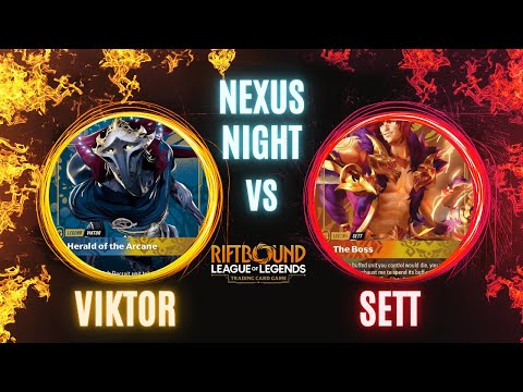 Viktor vs Sett - Rfitbound Nexus Night MBM Gaming Locals R1