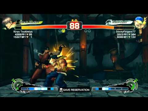 SSF4 AE: Kiryu Tsukimiya (Guy) VS StickyFingers77 (Yun)