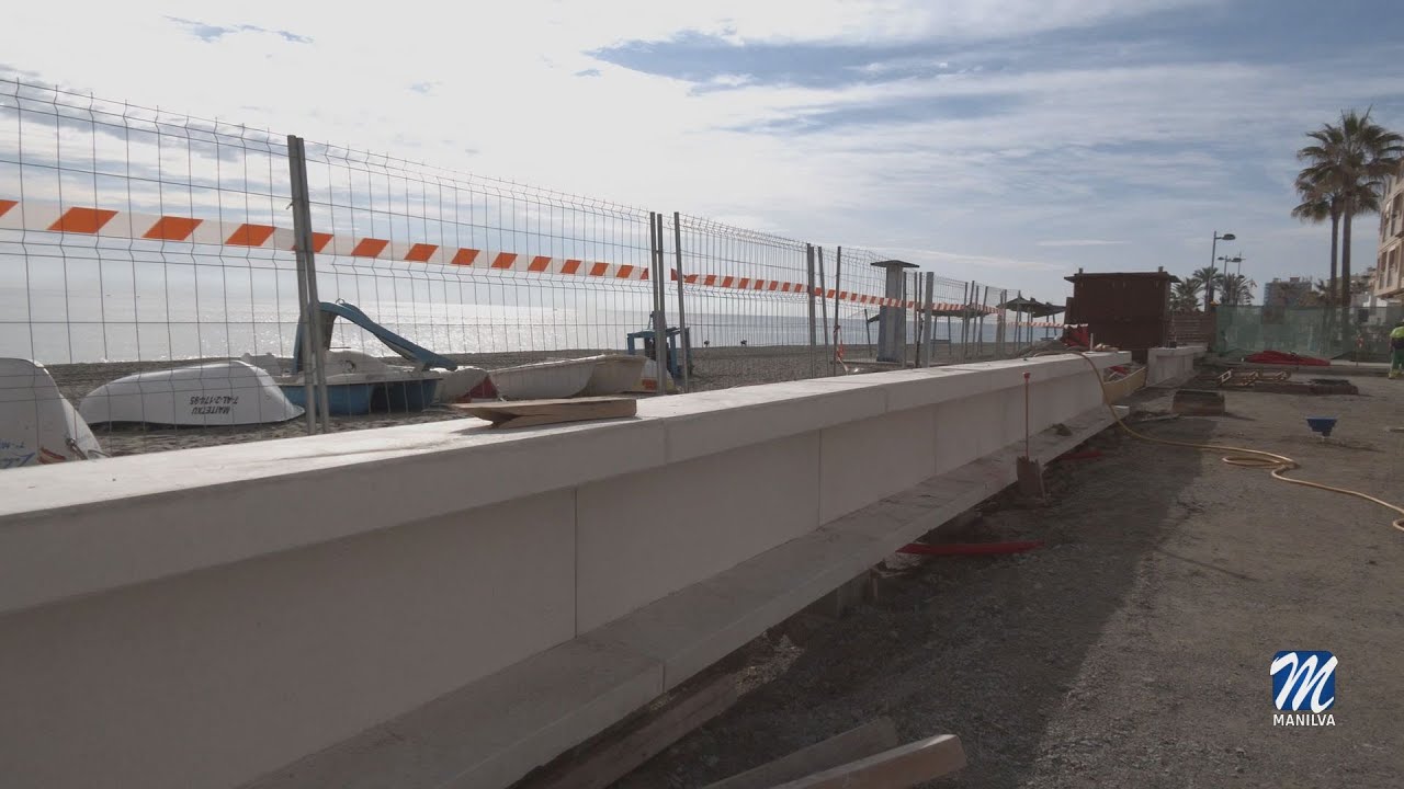 Avanzan a muy buen ritmo las obras del paseo marítimo