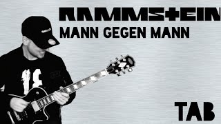 Rammstein - Mann gegen Mann | Guitar Cover | Tab | Lesson