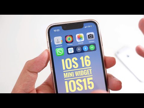 iOS 16 Concept Widget for iOS 15