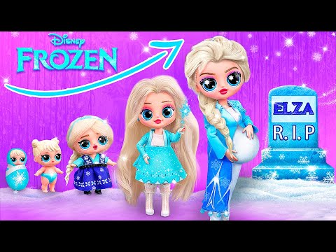 Elsa Growing Up! 32 Frozen DIYs for LOL