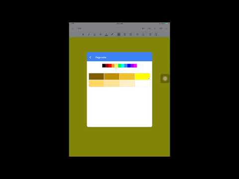 Customizing in Google Docs in the Google Docs App