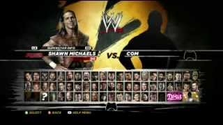 WWE 12 All Unlockables Characters