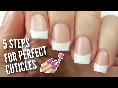 Part of a video titled 5 Ways To Get PERFECT Cuticles! - YouTube