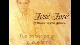 Jose Jose - Amnesia letra